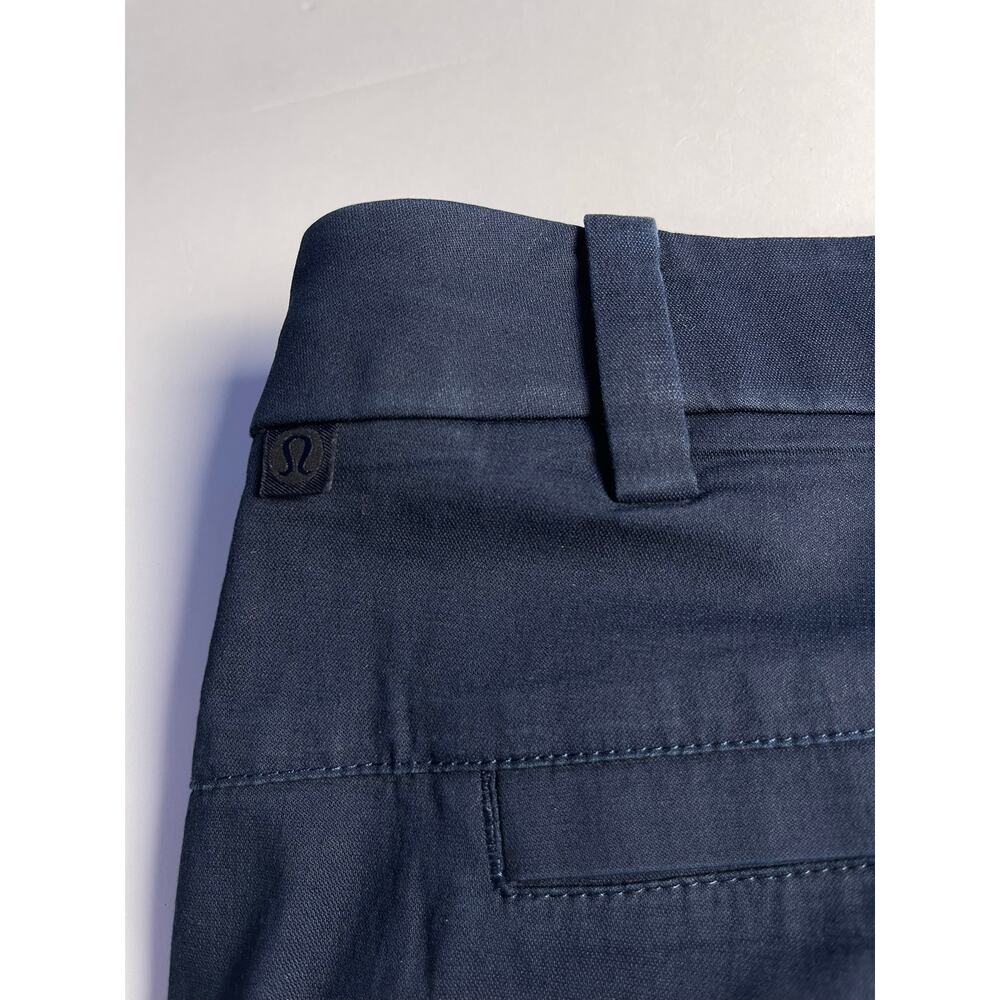 Lululemon Men’s size 36 Comission Chino Shorts Navy 9” ABC Classic Fit - Picture 4 of 10